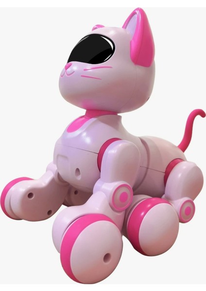 Monsterçocuk - Uzaktan Kumandalı Şarjlı Akıllı Kedi Interaktif Eğitici ve Eğlendirici Robot Oyuncak Kumandalı