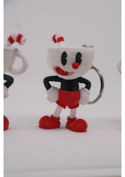 Cuphead Figür Anahtarlık