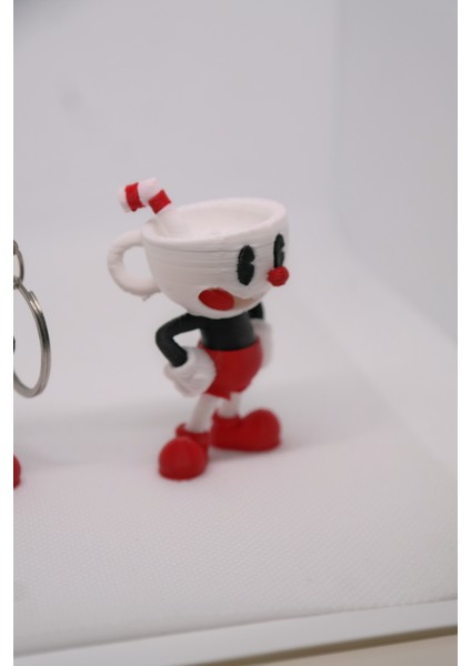 Cuphead Figür Anahtarlık modelleri