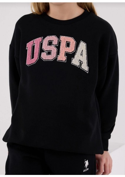 U.s. Polo Assn Kız Çocuk Siyah Eşofman Takımı fırsatları