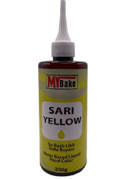 Sıvı Gıda Boyası My Bake 250 gr Sarı