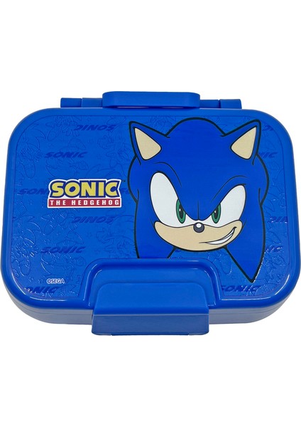 Sonic Lisanslı Tek Katlı 2 Bölmeli Paslanmaz Çelik Sefer Tası Yemek Kutusu