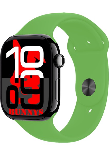 Poco M3 Uyumlu Yeşil Akıllı Saat WATCH10 2025 Hediyeli Amoled Ekran