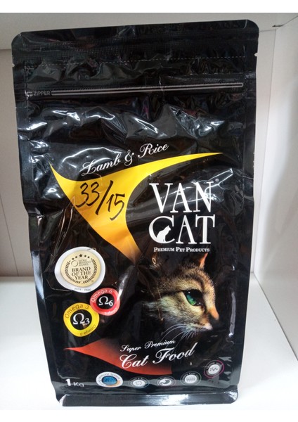 Kuzu Etli ve Pirinçli Yetişkin Kedi Kuru Mama 1 kg 3 ADET