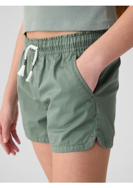 Kız Çocuk Yeşil Pull-On Washwell™ Şort fırsatları