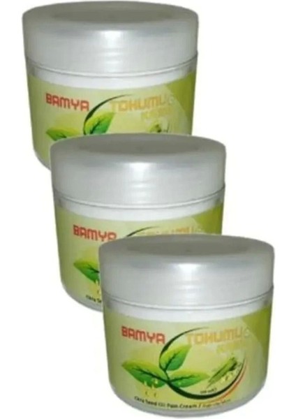 Mucizevi Bamya Tohumu Vücut,éklem, Ağrıları Için Krem 100 ml x 3 Adet