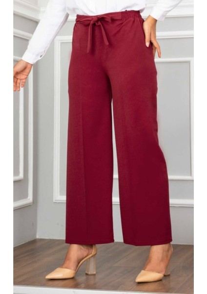 Siyah Yüksek Bel Bol Paça Pantolon fiyatları