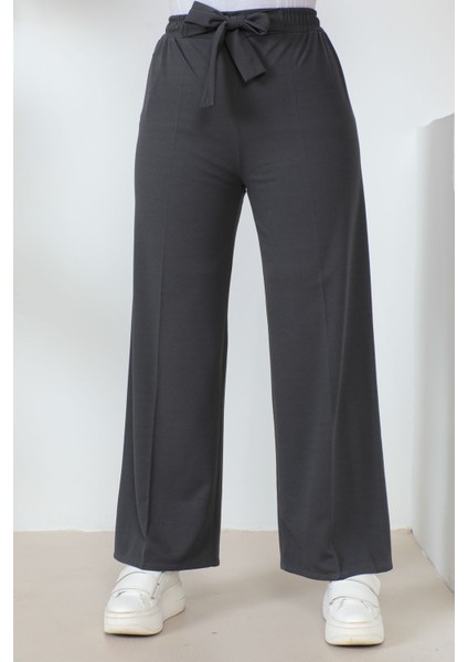 Füme Yüksek Bel Bol Paça Pantolon fırsatları