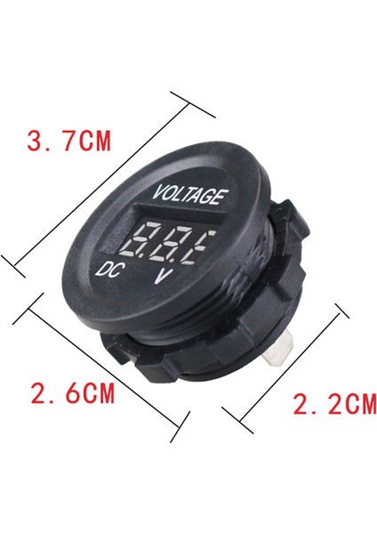 Su Geçirmez 12 Volt Dijital Voltmetre Karavan Marin fiyatları