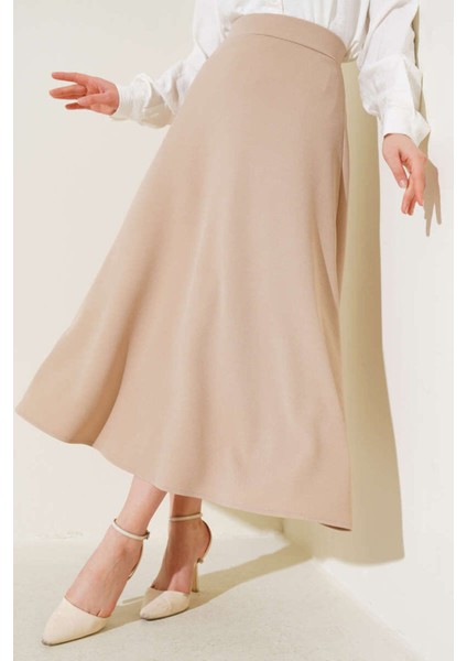 Kadın Siyah Scuba Krep Kumaş Kloş Tesettür ve Günlük Etek BOY:94-95CM fiyatları