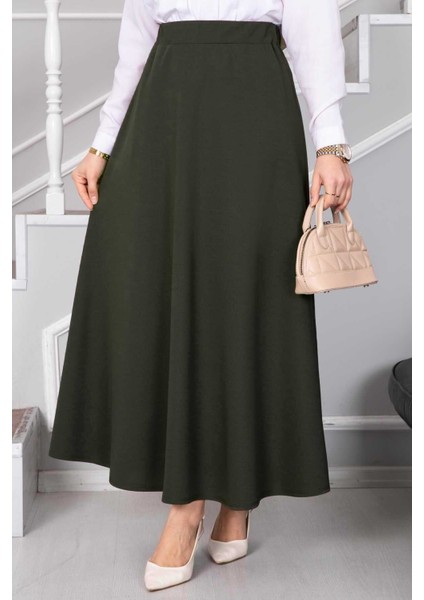 Çan Kesim Siyah Scuba Kloş Etek fiyatları