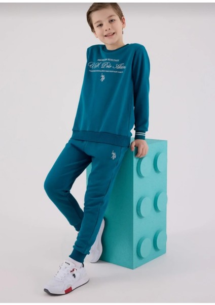 U.s. Polo Assn Erkek Çocuk Yeşil Eşofman Takımı