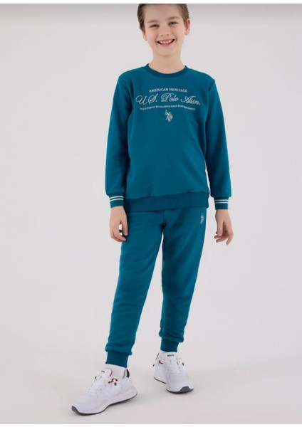U.s. Polo Assn Erkek Çocuk Yeşil Eşofman Takımı modelleri