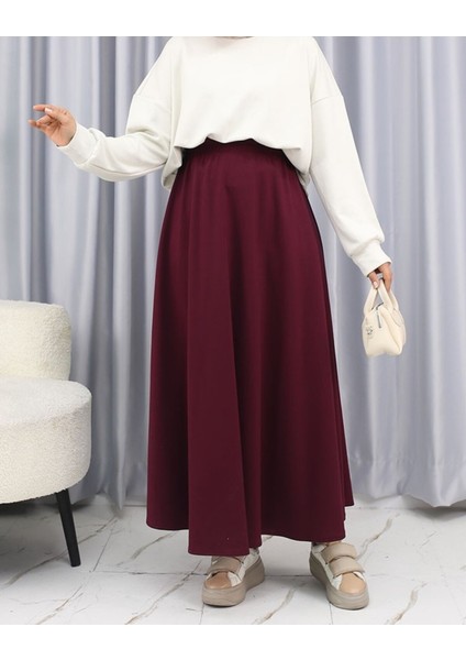 Kadın Scuba Kumaş Puf Kloş Tesettür ve Günlük Etek fiyatları