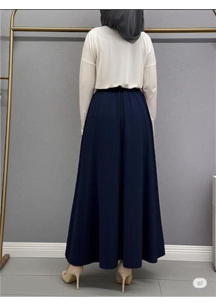 Scuba Krep Bel Lastikli Kloş ETEK(93-94CM Uzunluk) modelleri