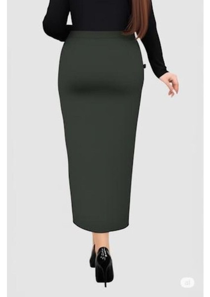 Cepli (Dügme Detaylı 93-94CM) Kalem Etek modelleri