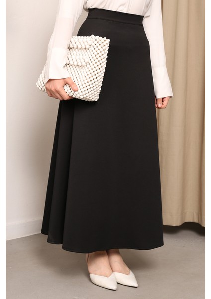 Çan Kesim Siyah Scuba Kloş Etek fiyatları