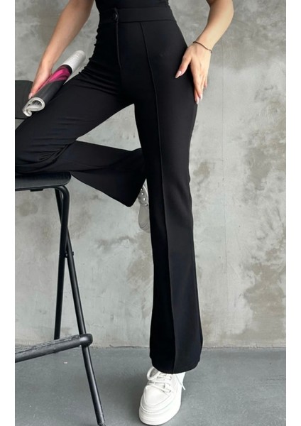 Yüksek Bel Toparlayıcılı Ispanyol Paça Palazzo Pantalon fiyatları