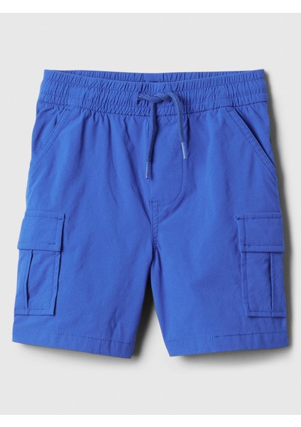 Erkek Bebek Mavi Hybrid Pull-On Kargo Şort