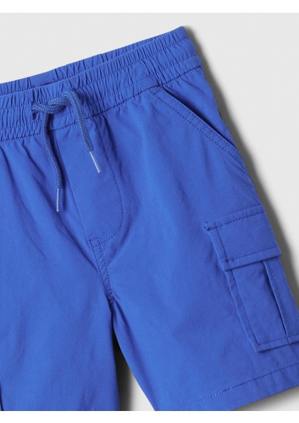 Erkek Bebek Mavi Hybrid Pull-On Kargo Şort fiyatları