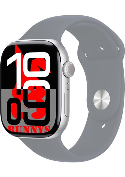 Oppo A91 Uyumlu Gri Akıllı Saat WATCH10 2025 Hediyeli Amoled Ekran