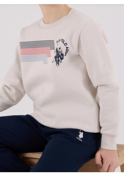 U.s. Polo Assn Erkek Çocuk Bej Eşofman Takımı fırsatları