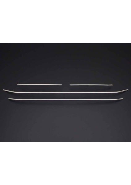 Ford Custom Uyumlu Ön Panjur 4 Parça 2018 ve Üzeri Paslanmaz Krom