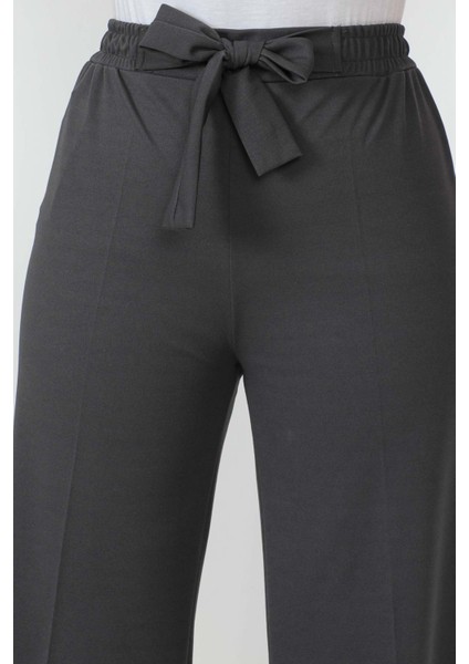 Füme Yüksek Bel Bol Paça Pantolon indirimleri