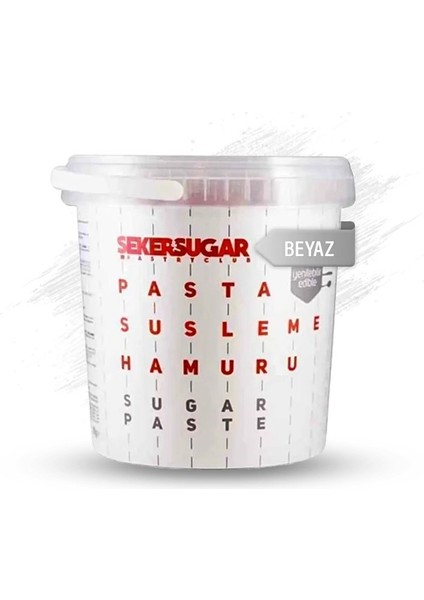 Şeker Hamuru 1 kg Beyaz