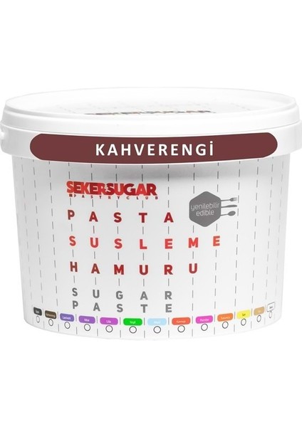 Şeker Hamuru 2,5 kg Kahve