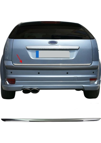 Ford Focus Facelift Hb Uyumlu Bagaj Alt Çıtası 2005-2011 Paslanmaz Krom fiyatları