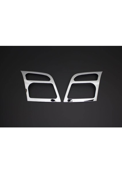 Ford Connect Uyumlu Far Çerçevesi 2 Parça 2002-2009 Paslanmaz Krom