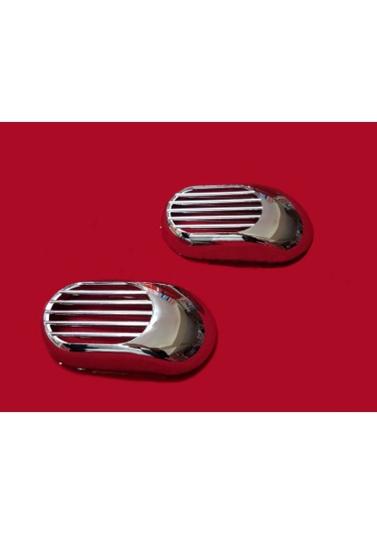 Ford Connect Uyumlu Sinyal Çerçeve 2 Parça 2002-2009 Paslanmaz Krom