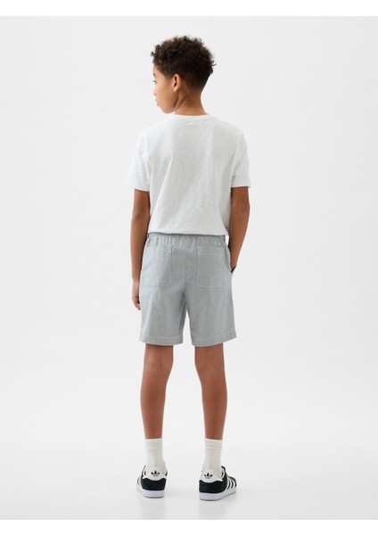 Erkek Çocuk Gri Easy Pull-On Şort fırsatları