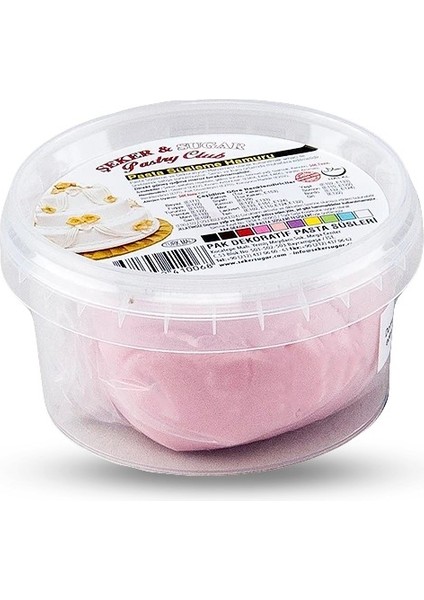 Şeker Hamuru 200 gr Bebe Pembe