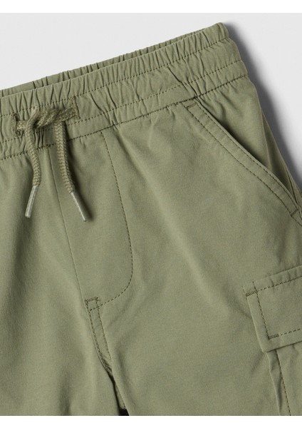 Erkek Bebek Haki Hybrid Pull-On Kargo Şort fiyatları