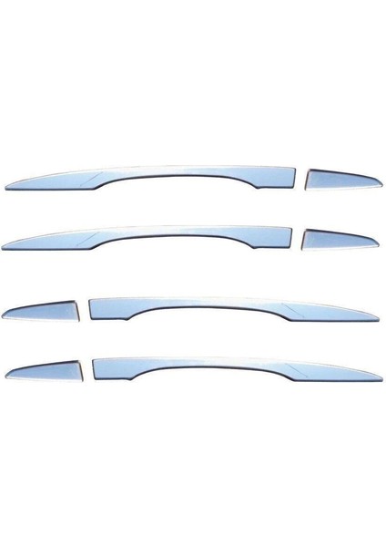 Honda Civic Uyumlu Kapı Kolu Ince Model 4 Parça 2016-2021 Paslanmaz Krom