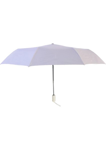 Moods Up Açık Gri Tam Otomatik Uv Şemsiye, Rüzgara Dayanıklı, Hızlı Kuruyan, Çanta Boy