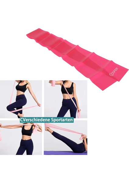 3'lü Aerobik Pilates Direnç Egzersiz Bandı Lastiği 90CM fırsatları
