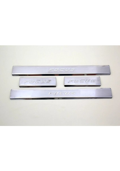 Ford Focus 2 Hb/sedan/sw Uyumlu Kapı Eşiği 4 Parça 2005-2011 Paslanmaz Krom