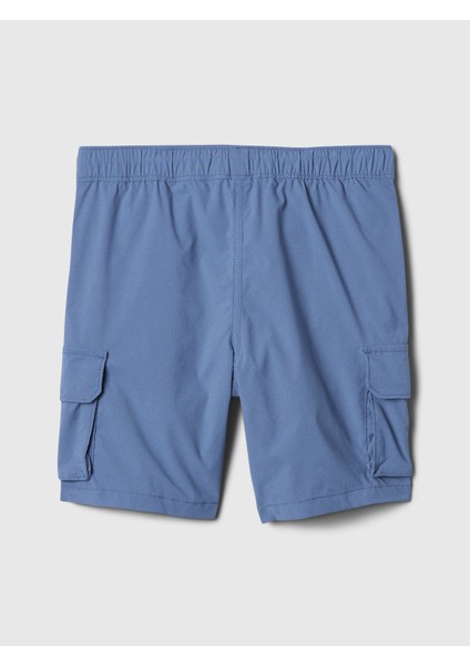 Erkek Çocuk Mavi Hybrid Pull-On Kargo Şort modelleri