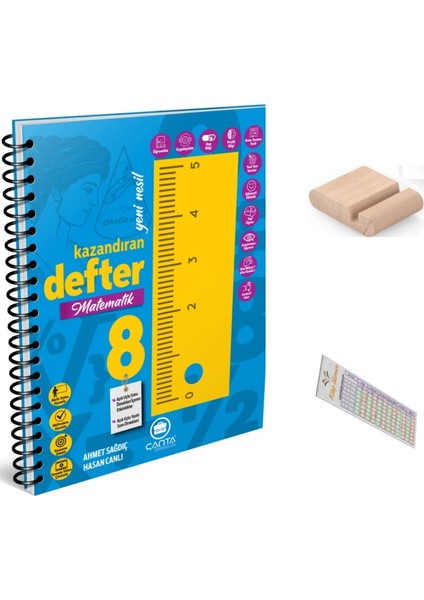 8.sınıf Matematik Kazandıran Defter +Telefon Tutucu+ Soru Çözüm Ayıracı