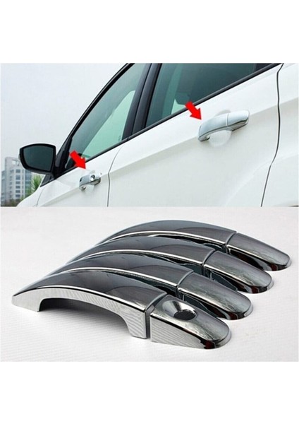 Ford Mondeo 3 Uyumlu Kapı Kolu 4 Parça 2000-2007 Paslanmaz Krom fiyatları
