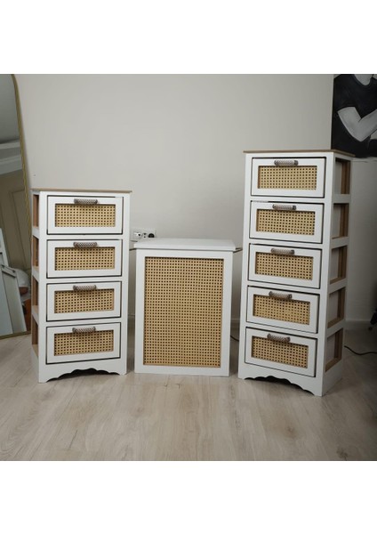 Vero 4 Çekmeceli Mdf Dolap Beyaz SZ4001 modelleri