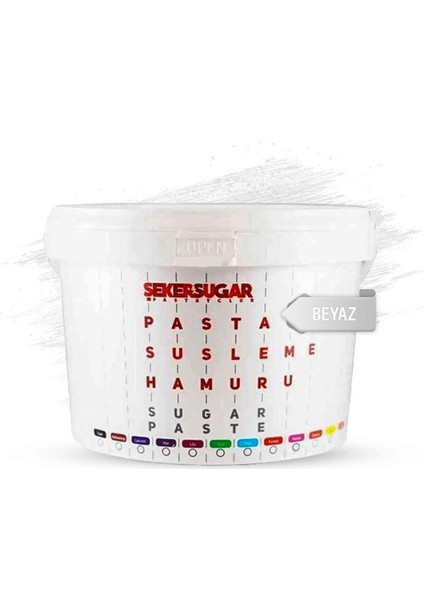 Şeker Hamuru 2,5 kg Beyaz