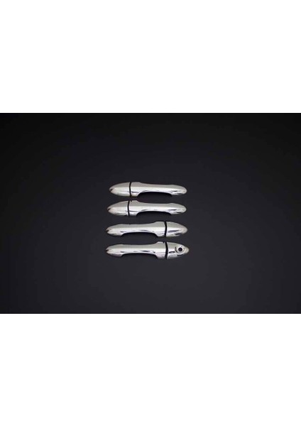 Ford Focus 1 Hb/sedan Uyumlu Kapı Kolu 4 Parça 1998-2005 Paslanmaz Krom