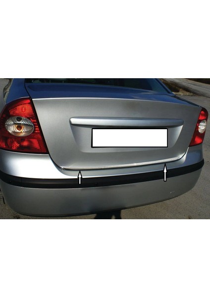 Ford Focus 2 Sedan Uyumlu Bagaj Alt Çıtası 2005-2011 Paslanmaz Krom fiyatları
