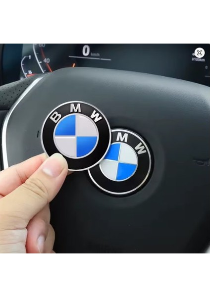 Bmw Mavi Logo Damla Sticker Araba Direksiyon Amblem Damla Sticker 4,5 cm 45 mm 1 Adet fiyatları