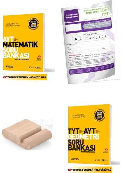 Ayt Matematik Tyt-Ayt Geometri Soru Bankası 2026 Yks + Deneme + Telefon Tutucu