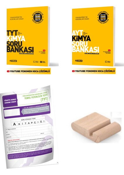 Tyt Kimya Ayt Kimya Soru Bankası 2026 Yks + Deneme + Telefon Tutucu
